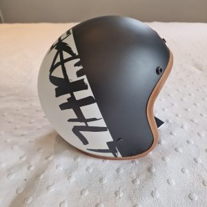 Casque BMW Jet Bowler Gunmetal noir et Blanc 53-54 XS