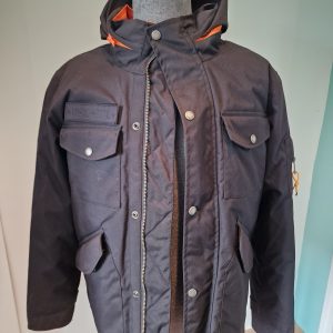 Blouson Noir/Orange Helston Taille L