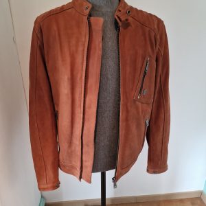 Blouson helstons Marron Clair Homme Taille XL
