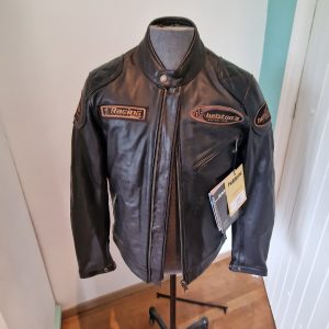Blouson helstons TREVOR Cuir noir Taille L