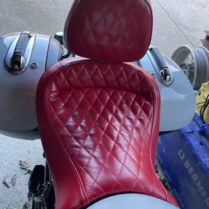 Selles Cuir rouge BMW R1200C