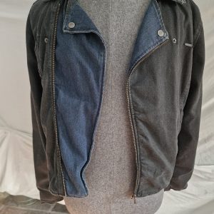 Veste Moto Femme Overlap Billie Noir Taille XS