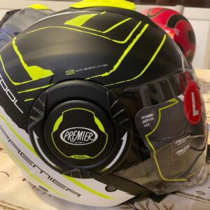CASQUE JET PREMIER COOL EVO NOIR BLANC JAUNE Taille L